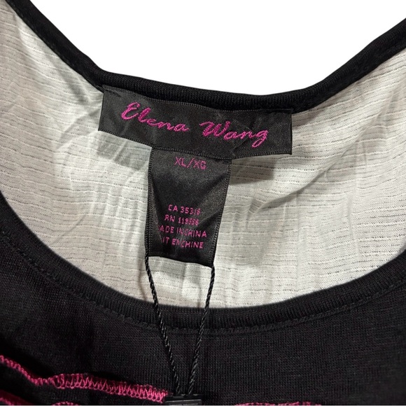 Elena Wang, Colorful Sleeveless Dress, XL - Picture 4 of 11